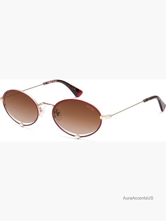 Retro Oval Sunglasses Women Trendy Lightweight Narrow Vintage Small Shades UV main image 5
